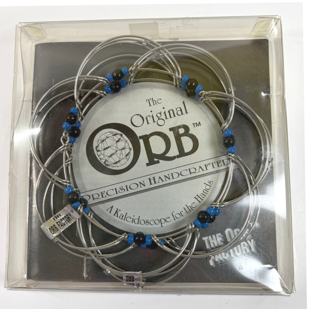 Vtg 90s The Original Orb Fidget Toy The Orb Factory Wire Mandala Puzzle NIB